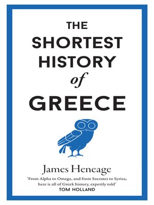 cover image of The Shortest History of Greece
